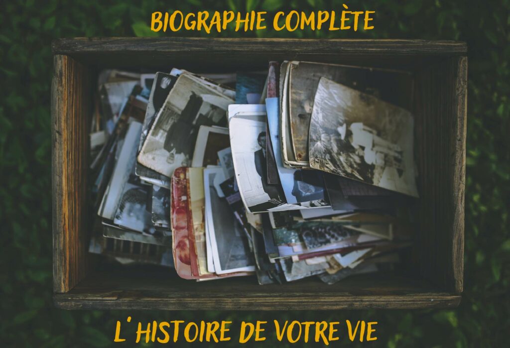 Faire écrire sa biographie complète, l'histoire de votre vie avec Caméléon biographie